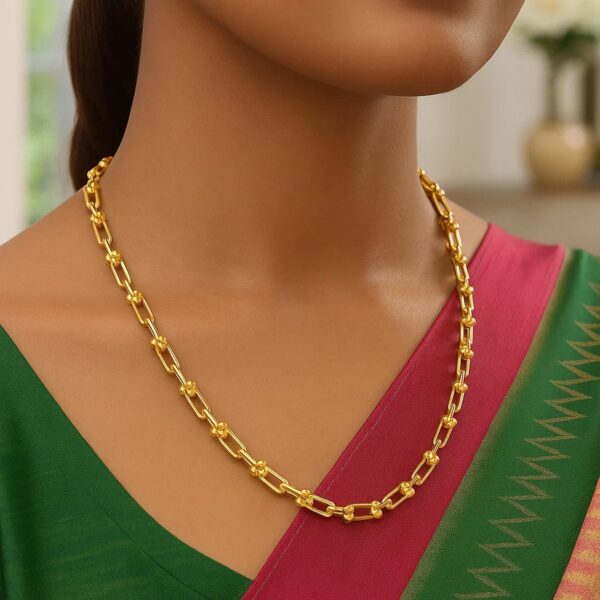 Jax Chain in 14k Yellow Gold (4.5 mm) - alternate view 3
