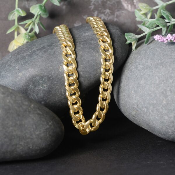 10k Yellow Gold Light Miami Cuban Chain (8.00 mm) - alternate view 2