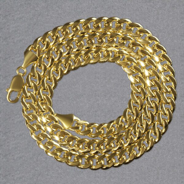 10k Yellow Gold Light Miami Cuban Chain (8.00 mm) - alternate view 4