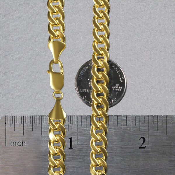 10k Yellow Gold Light Miami Cuban Chain (8.00 mm) - alternate view 5