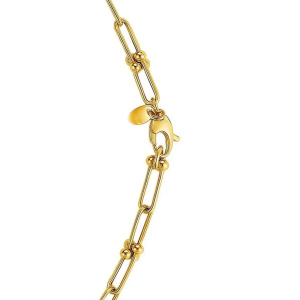 14k Yellow Gold High Polish Jax Link Chain (5.90 mm) - alternate view 3