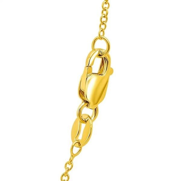 14k Yellow Gold Round Cable Link Chain (1.30 mm) - alternate view 4