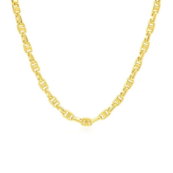 14k Yellow Gold Lite Anchor Chain (5.20 mm) - alternate view 2