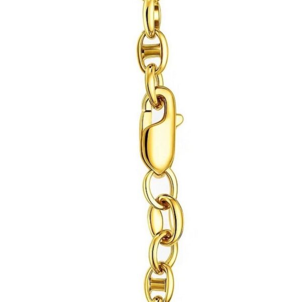 14k Yellow Gold Lite Anchor Chain (5.20 mm) - alternate view 3