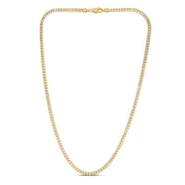 Ice Barrel Chain in 14k Yellow Gold (3.23 mm) - alternate view 3