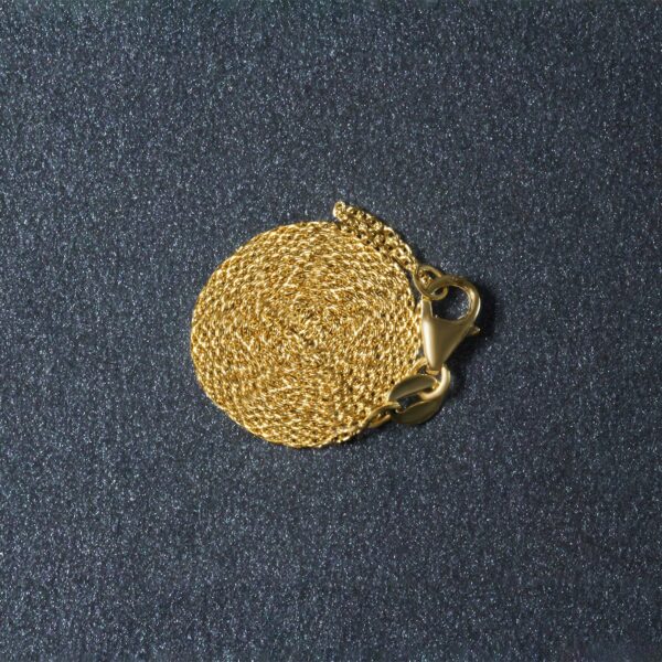 10k Yellow Gold Oval Cable Link Chain (0.97 mm) - alternate view 3