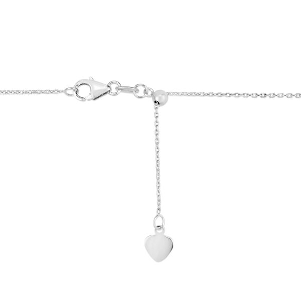 Adjustable Cable Chain in 14k White Gold (0.97 mm) - alternate view 3