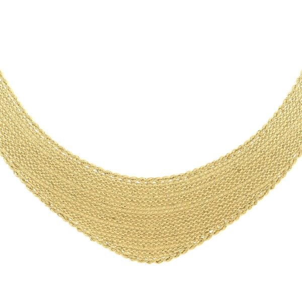 Cleopatra Gratuated Necklace in 14K Yellow Gold - alternate view 3