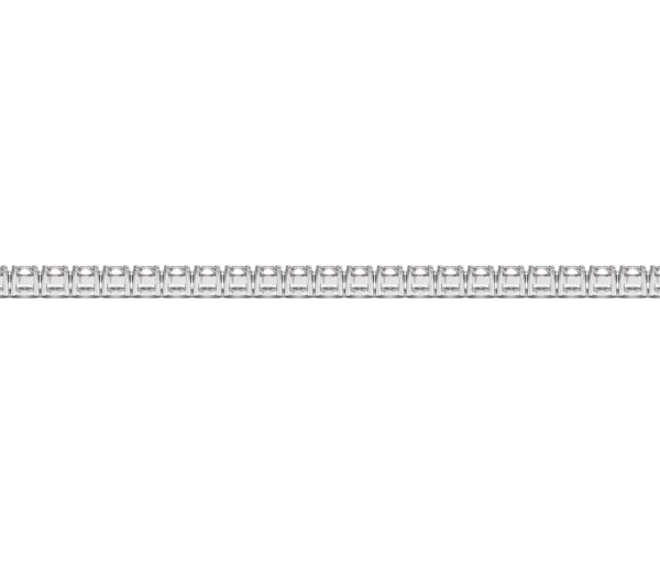 Lab Grown Round Diamond Tennis Bracelet in 14k White Gold (3 cctw F/G VS2/SI1) - F-G - alternate view 3