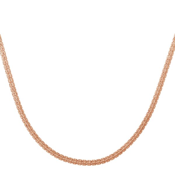 Ice Barrel Chain in 14k Rose Gold (3.1 mm) - alternate view 2