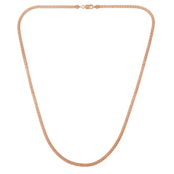 Ice Barrel Chain in 14k Rose Gold (3.1 mm) - alternate view 3