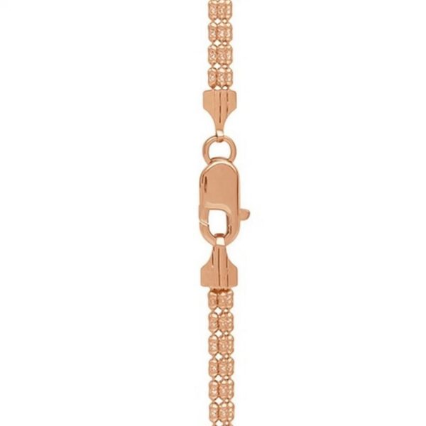 Ice Barrel Chain in 14k Rose Gold (3.1 mm) - alternate view 4