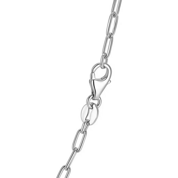 14K White Gold Delicate Paperclip Chain (2.10 mm) - alternate view 5