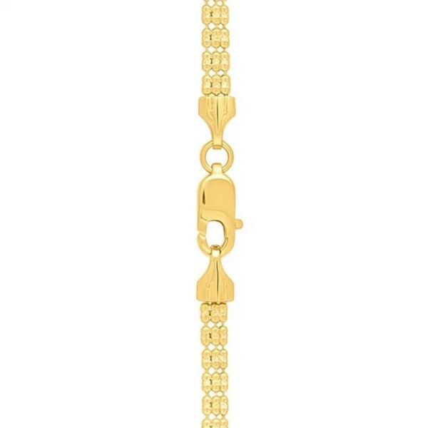 Ice Barrel Chain in 14k Yellow Gold (3.1 mm) - alternate view 4