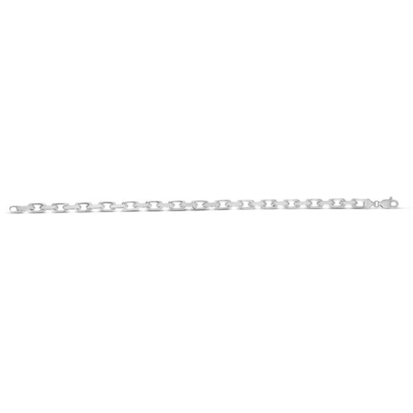 Sterling Silver Rhodium Plated French Cable Chain (5.60 mm) - alternate view 4
