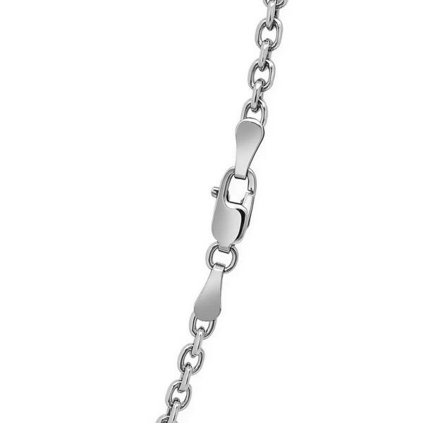 Sterling Silver Rhodium Plated French Cable Chain (2.80 mm) - alternate view 4
