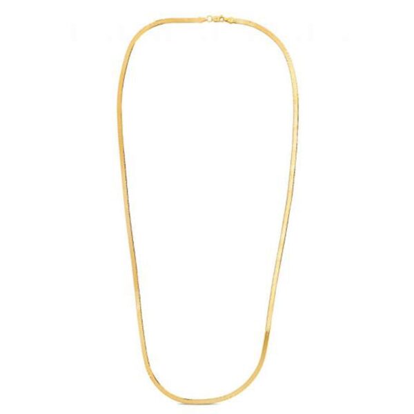 14k Yellow Gold Super Flex Herringbone Chain (1.50 mm) - alternate view 3