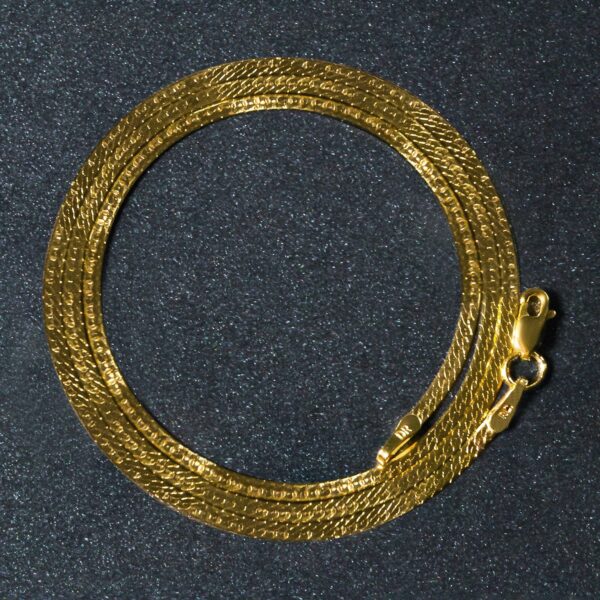 14k Yellow Gold Super Flex Herringbone Chain (1.50 mm) - alternate view 5