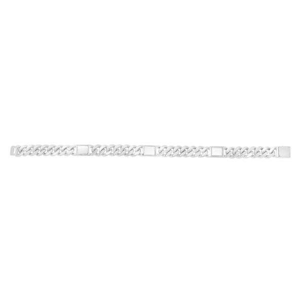 Sterling Silver Rhodium Plated Miami Cuban Link Bracelet (9.00 mm) - alternate view 3
