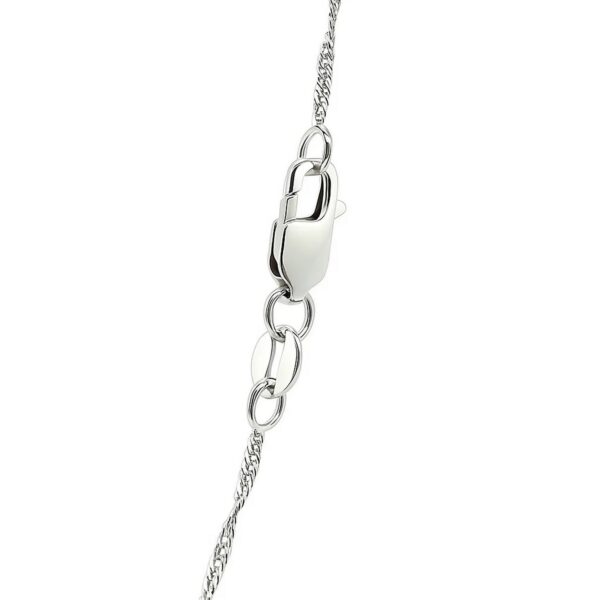 14k White Gold Singapore Chain (1.30 mm) - alternate view 4