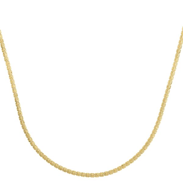 Ice Barrel Chain in 14k Yellow Gold (2.7 mm) - alternate view 2