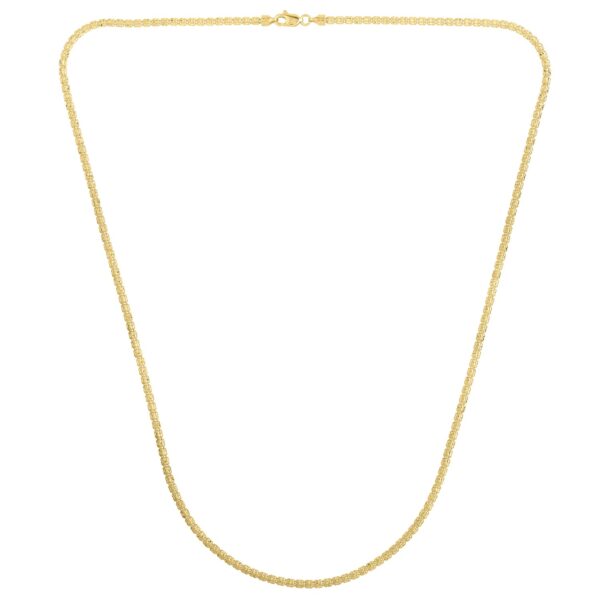 Ice Barrel Chain in 14k Yellow Gold (2.7 mm) - alternate view 3