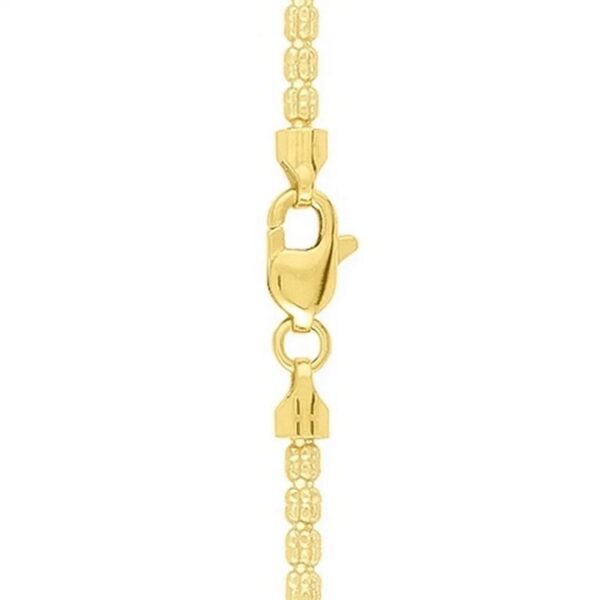 Ice Barrel Chain in 14k Yellow Gold (2.7 mm) - alternate view 4