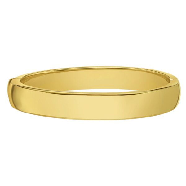 14K Yellow Gold Classic Polished Bangle (10.00 mm) - alternate view 2