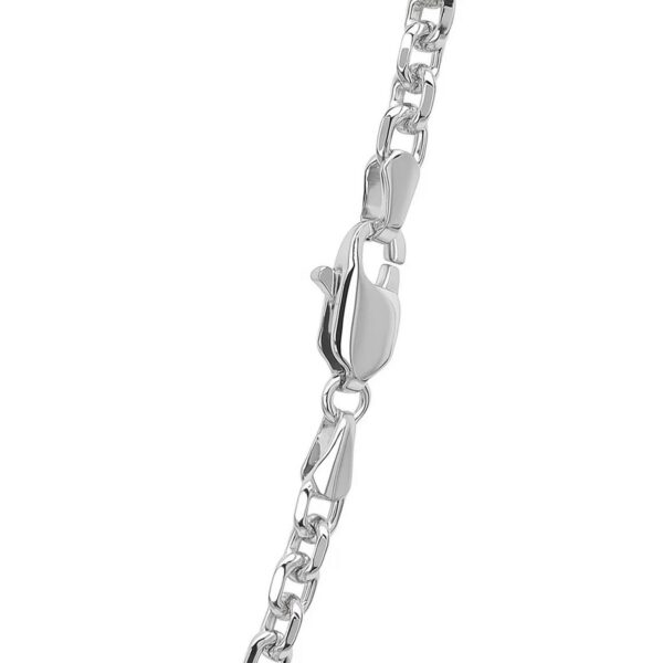 14k White Gold Diamond Cut Cable Link Chain (3.70 mm) - alternate view 5
