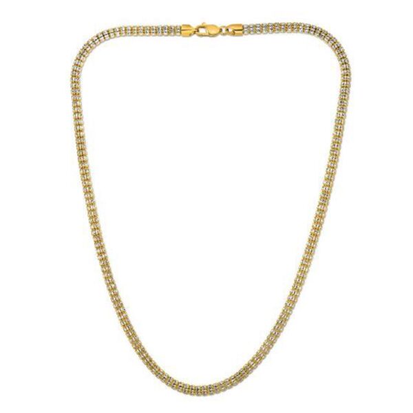 Ice Barrel Chain in 14k Yellow Gold (4.25 mm) - alternate view 3