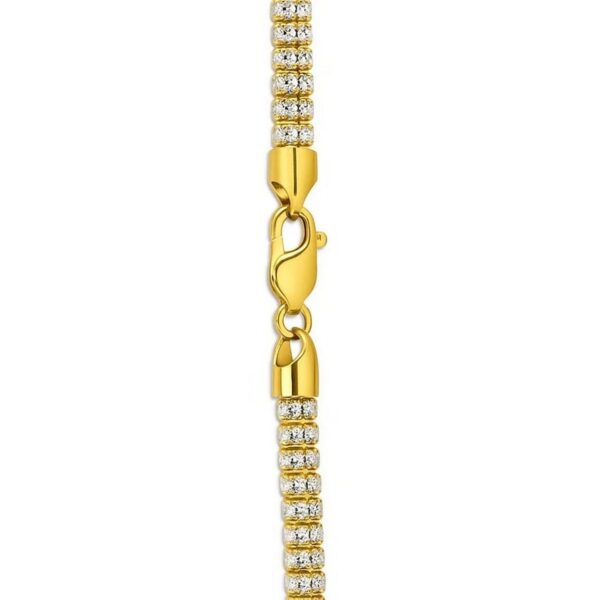 Ice Barrel Chain in 14k Yellow Gold (4.25 mm) - alternate view 4