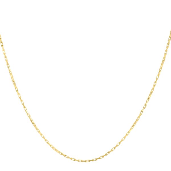 14k Yellow Gold French Cable Chain (1.3 mm) - alternate view 2