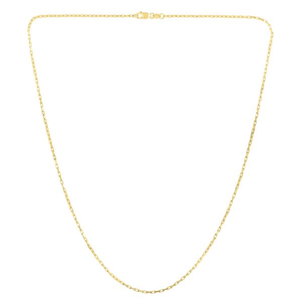 14k Yellow Gold French Cable Chain (1.3 mm) - alternate view 3