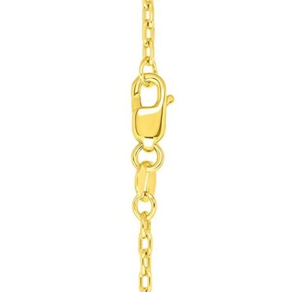 14k Yellow Gold French Cable Chain (1.3 mm) - alternate view 4