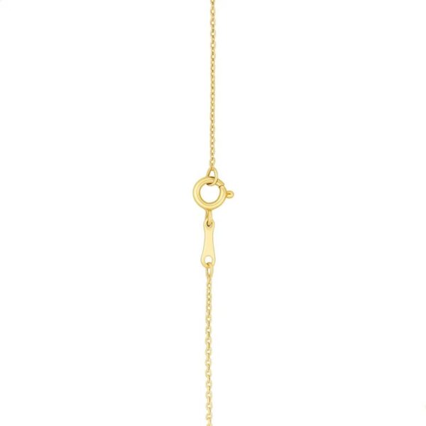 14k Yellow Gold MOP Evil Eye Necklace - alternate view 5