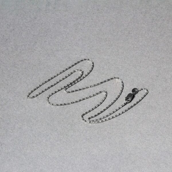 14k White Gold Lumina Pendant Chain (0.90 mm) - alternate view 3