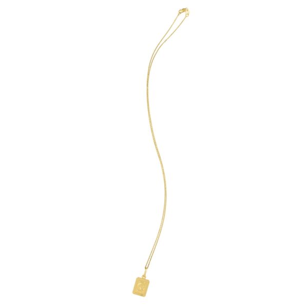 Moon and Stars Necklace in 14K Yellow Gold - alternate view 3