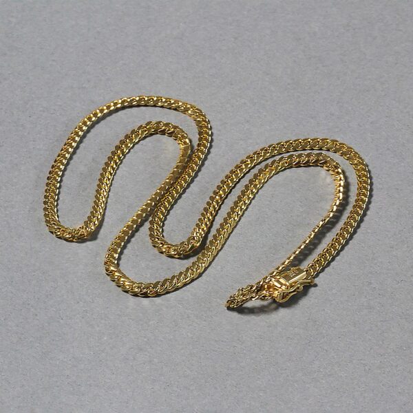 10k Yellow Gold Classic Solid Miami Cuban Chain (3.20 mm) - alternate view 5