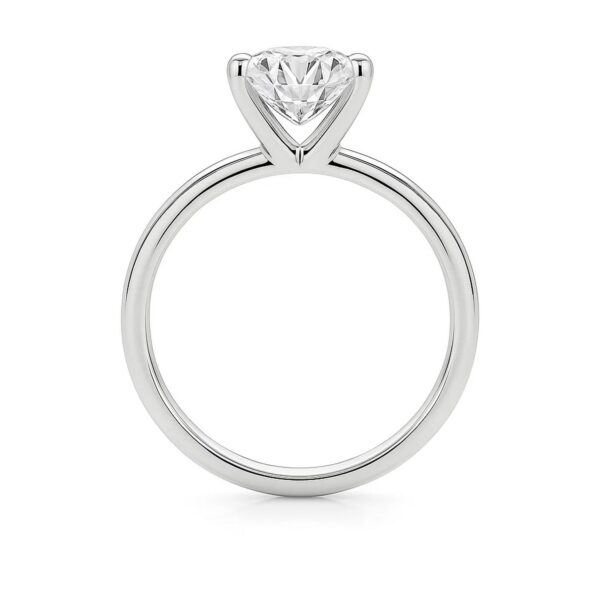 2 Carat Princess Lab Grown IGI G/VS1 Diamond Solitaire Ring in 10K White Gold - alternate view 4
