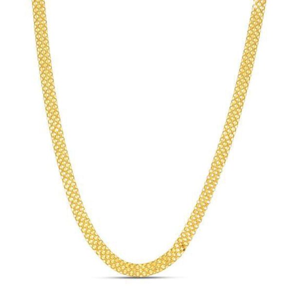 14k Yellow Gold Bismark Chain (4.70 mm) - alternate view 2