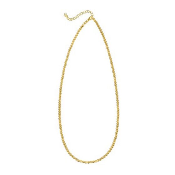14k Yellow Gold Bead Chain (3mm) - alternate view 2