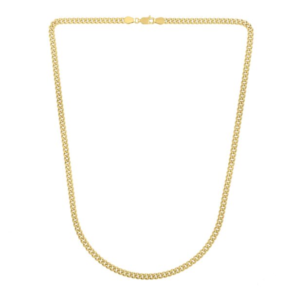 14k Yellow Gold Light Gourmette Chain (3.60 mm) - alternate view 3