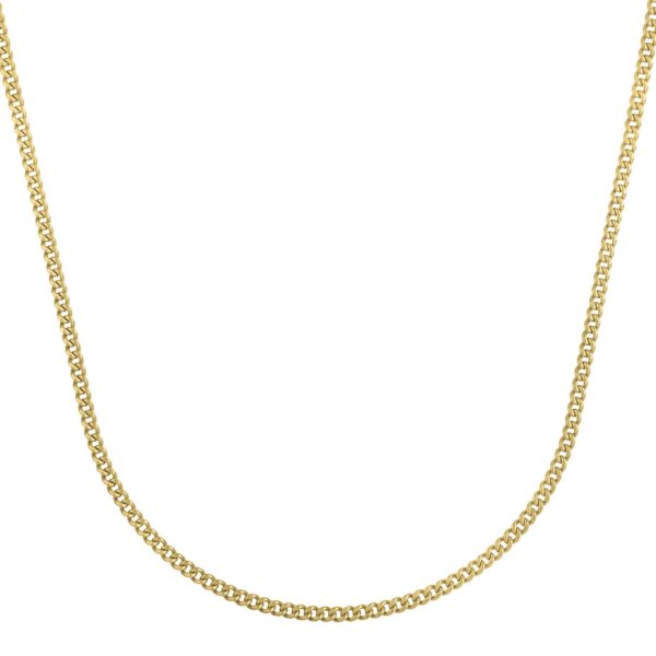 14k Yellow Gold Light Gourmette Chain (2.80 mm) - alternate view 2