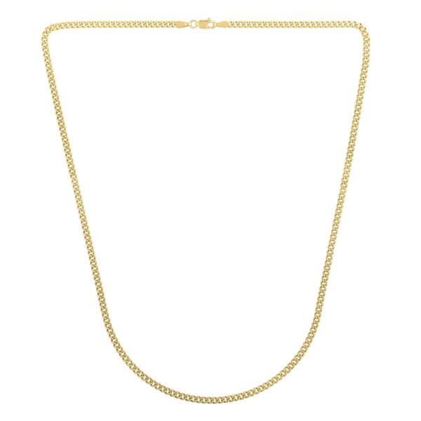 14k Yellow Gold Light Gourmette Chain (2.80 mm) - alternate view 3