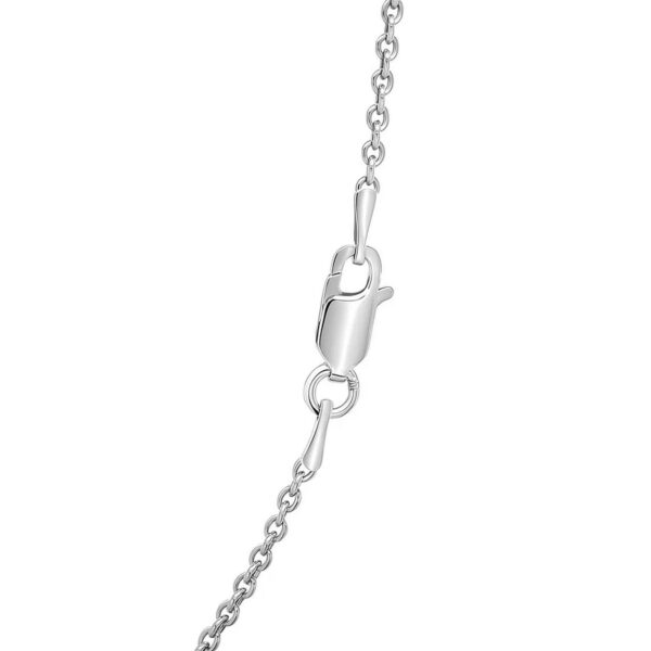 Sterling Silver Rhodium Plated Round Cable Chain (1.80 mm) - alternate view 5