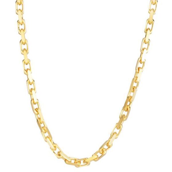 14k Yellow Gold French Cable Link Chain (4.80 mm) - alternate view 2
