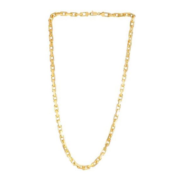14k Yellow Gold French Cable Link Chain (4.80 mm) - alternate view 3