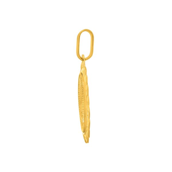 Religious Pendant with Our Lady of Guadalupe in 14K Yellow Gold - alternate view 2