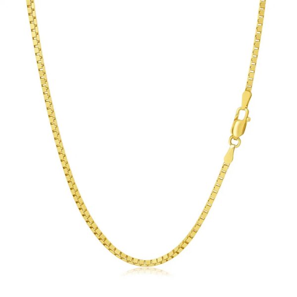 14K Yellow Gold Classic Box Chain (1.7 mm) - alternate view 3