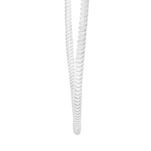 Sterling Silver Rhodium Plated Tubogas Fancy Necklace - alternate view 3
